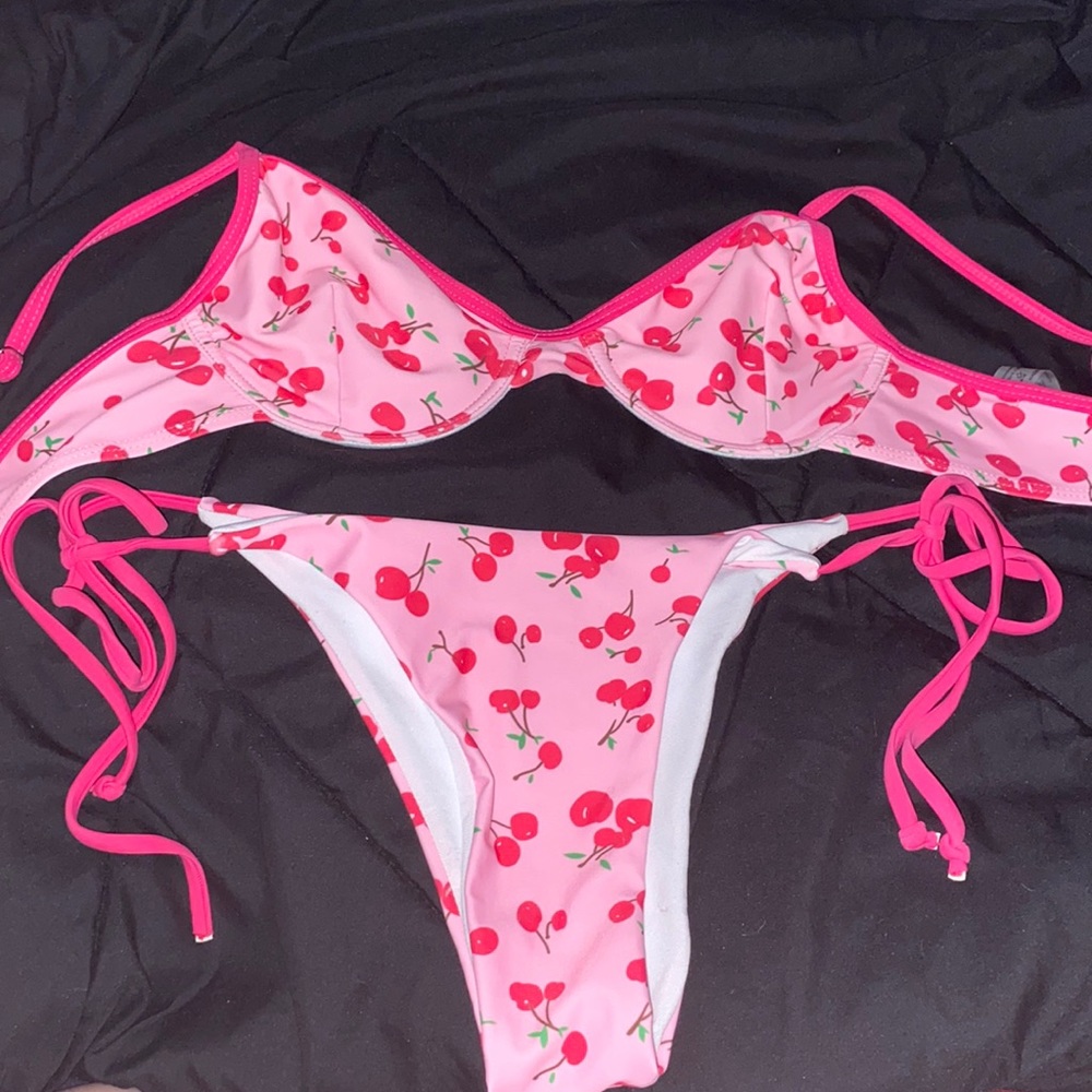 Size M. cherry bikini